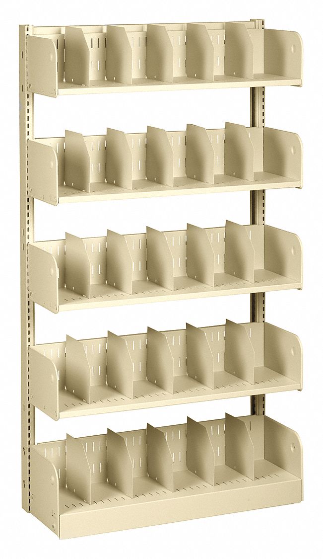 Open-File Shelves 66 H Champagne/Putty