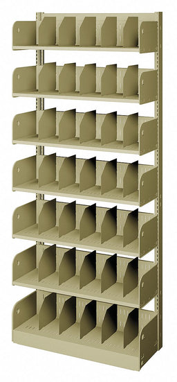 Open-File Shelves 84 H Champagne/Putty