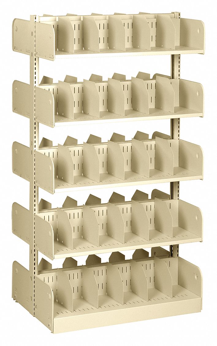Open-File Shelves 66 H Champagne/Putty