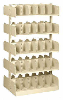 Open-File Shelves 66 H Champagne/Putty