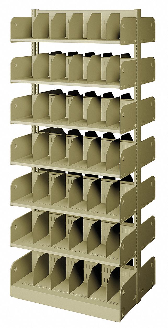 Open-File Shelves 84 H Champagne/Putty