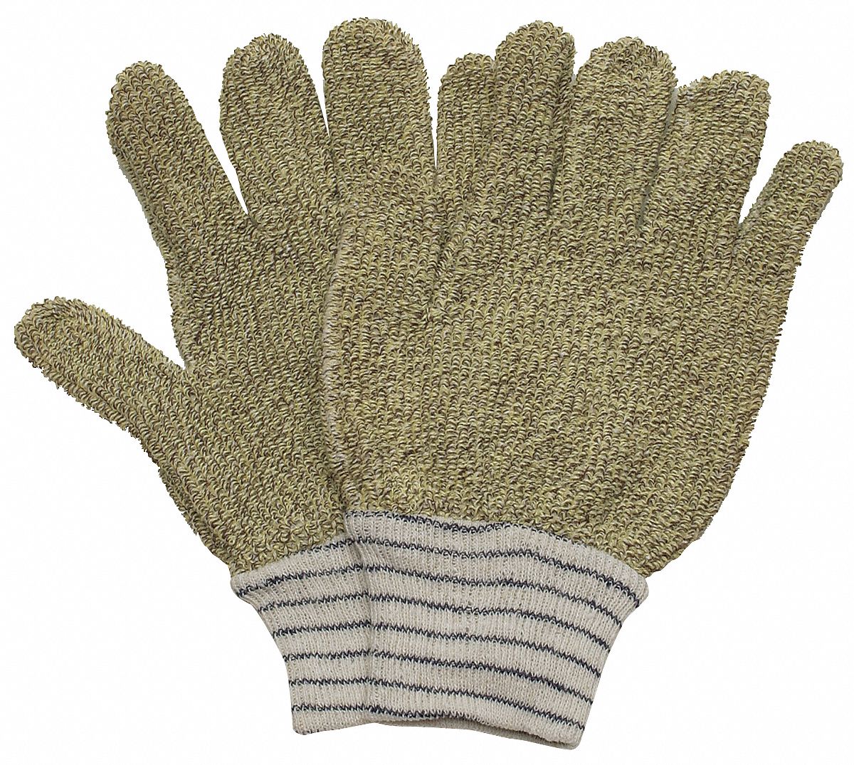 Heat-Resistant Gloves S Brown/Yellow PR