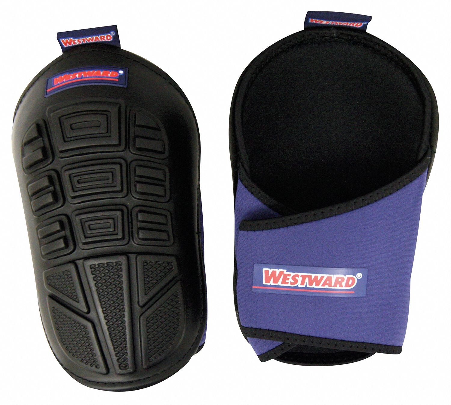 Knee Pad UNIV Hook/Loop Black/Blue PR