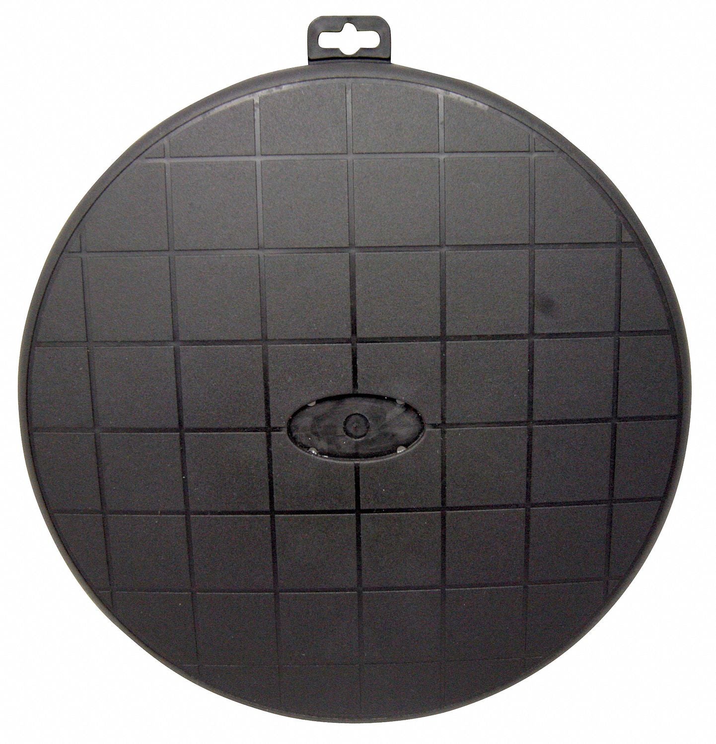 Bucket Lid Black Plastic
