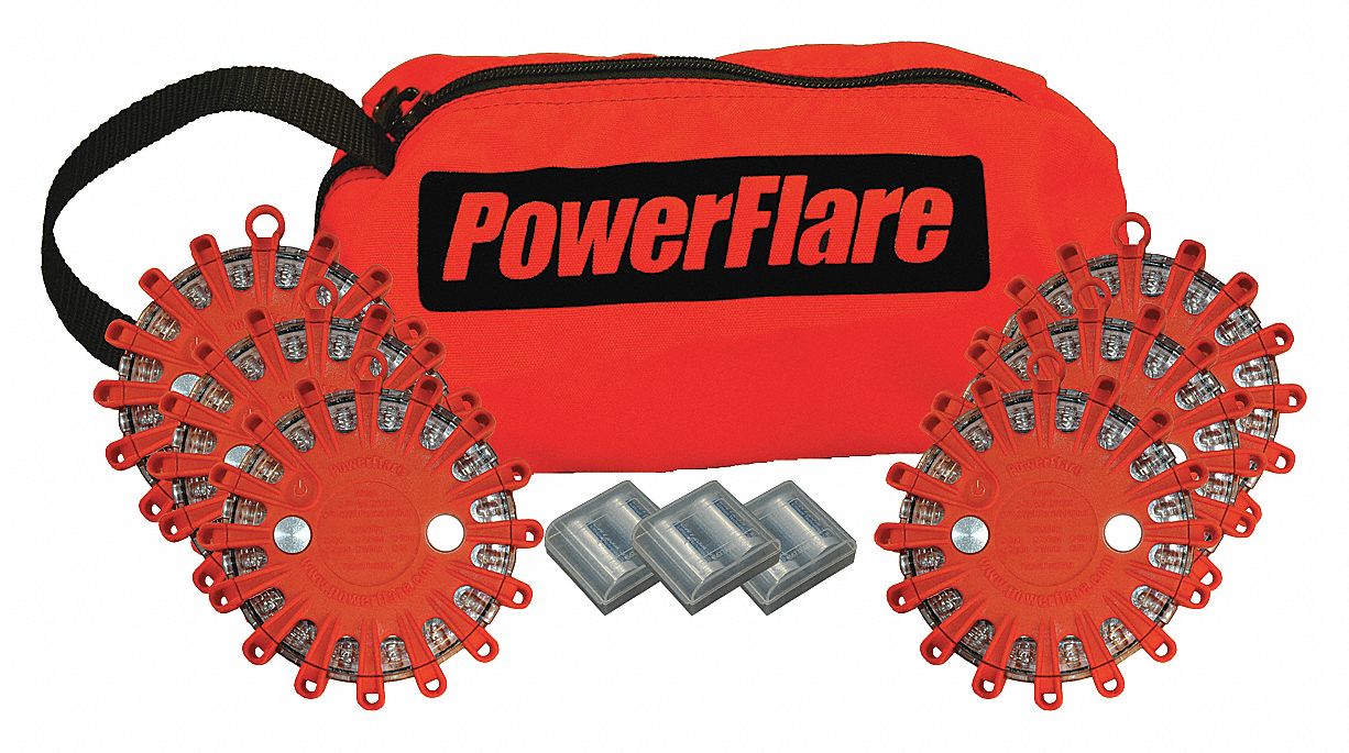 LED Safety Flare LED Color Red/Amber