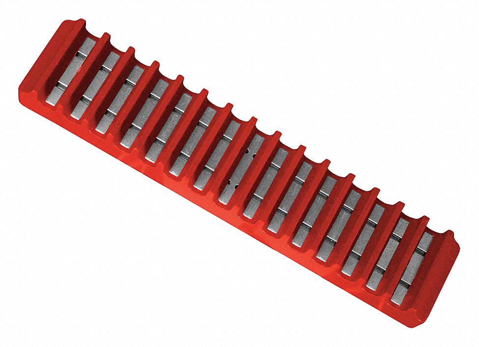 MagToolHldr Red Polypro/Stl 11-1/4in-L
