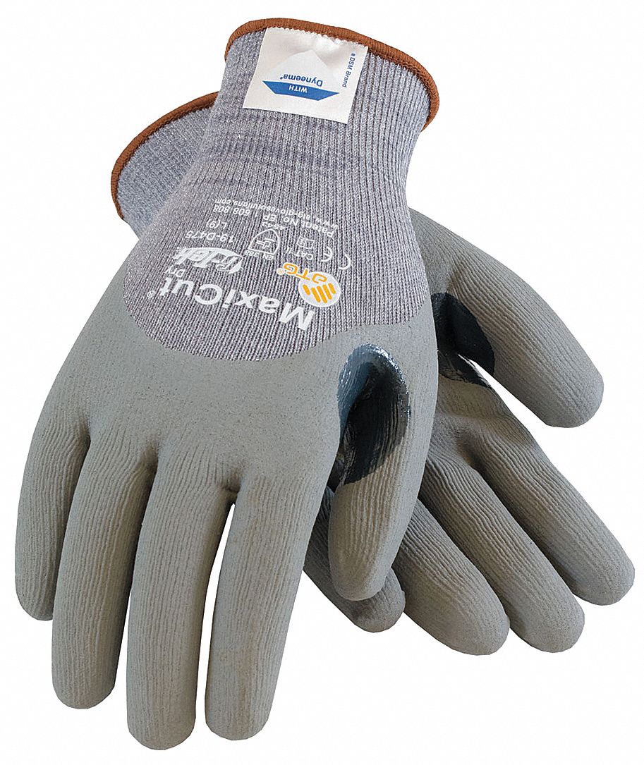Cut Resistant Gloves Gray L PR