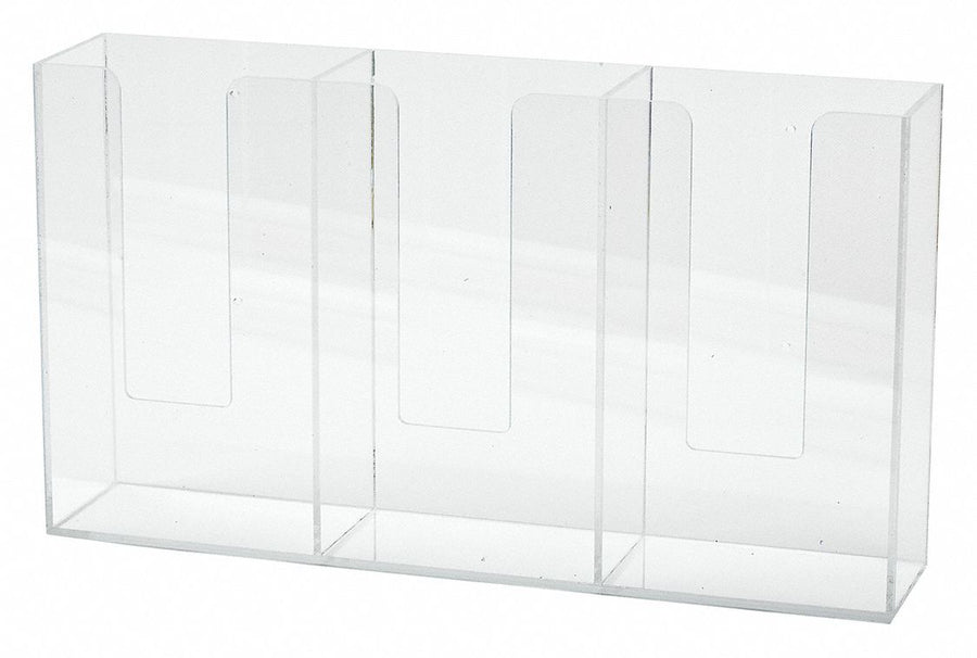 Horizontal Glove Dispenr Acrylic 3 Boxes