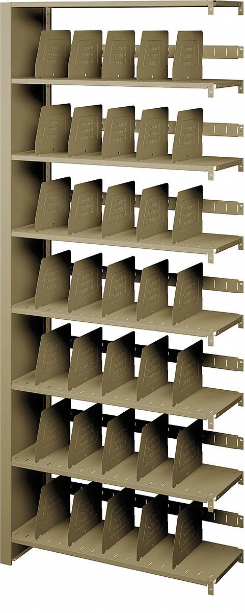 Add-On Open File Shelves 88 in H Sand