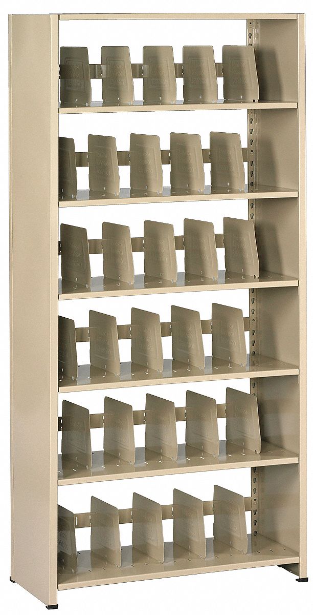 Open-File Shelves 76 in H Sand