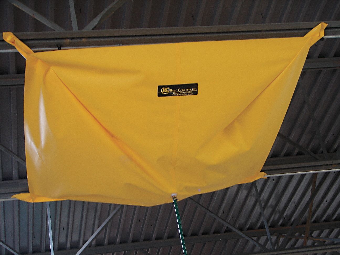 Roof Leak Diverter Yellow 7 ft L