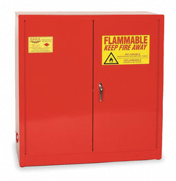 Paints and Inks Cabinet 40 gal Red