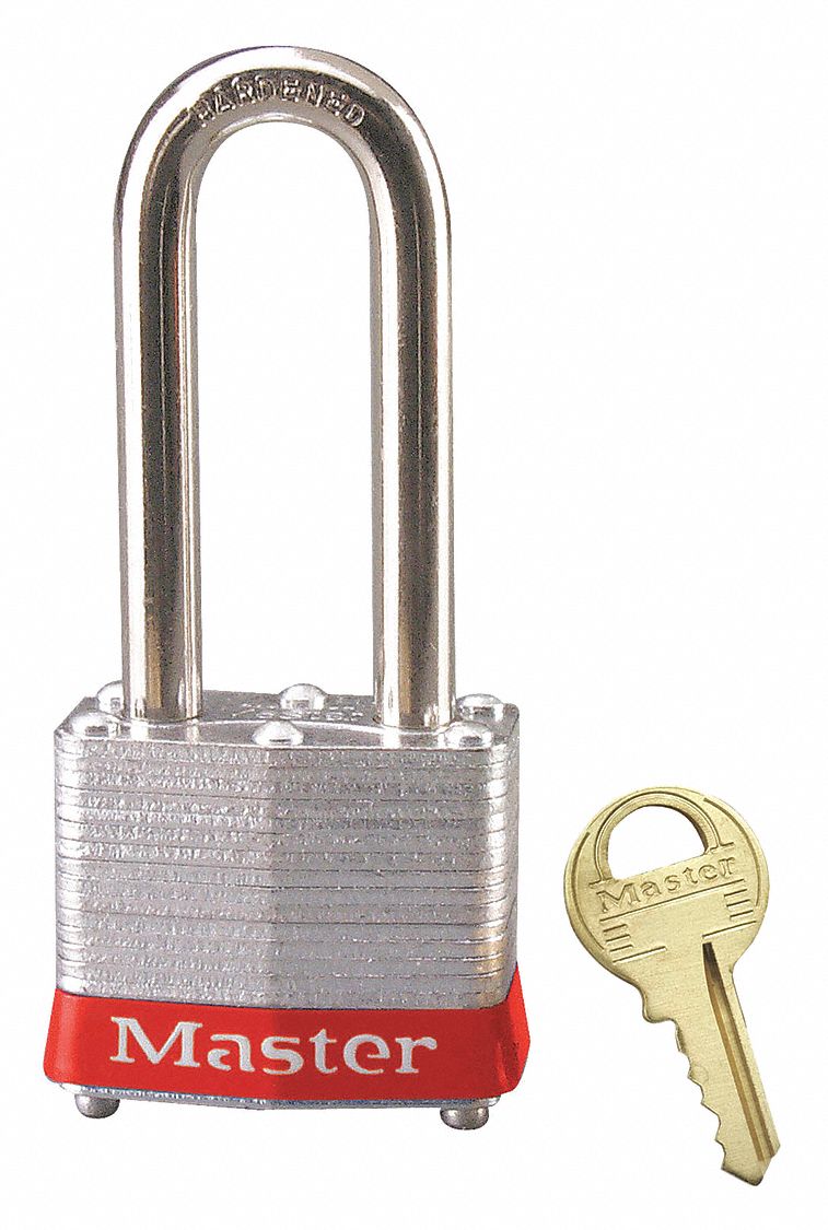 F0078 Lockout Padlock KA Red 1-1/4 H