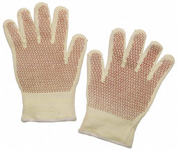 Heat-Resist Gloves XL Red/Wht/Yellow PR