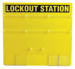 Lockout Station Unfilled 21-1/2 In H