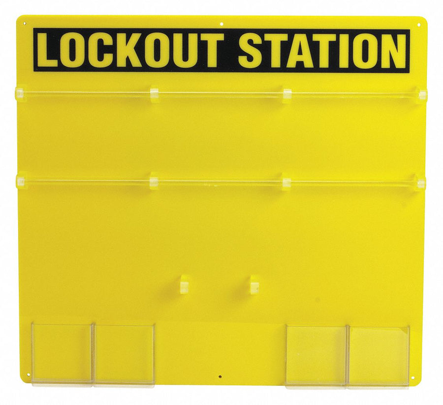 Lockout Station Unfilled 21-1/2 In H