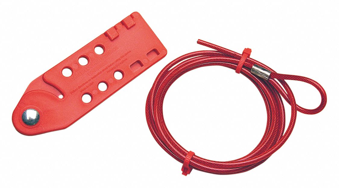Tab-Cinching Cable Lockout 6 ft L