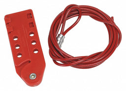 Tab-Cinching Cable Lockout 10 ft L