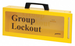 Group Lockout Box 10 Locks Max Yellow