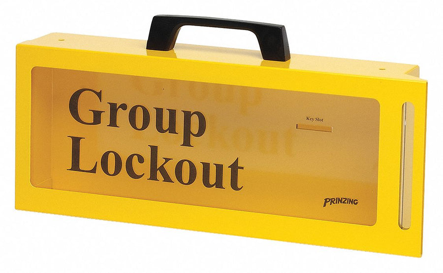 Group Lockout Box 10 Locks Max Yellow