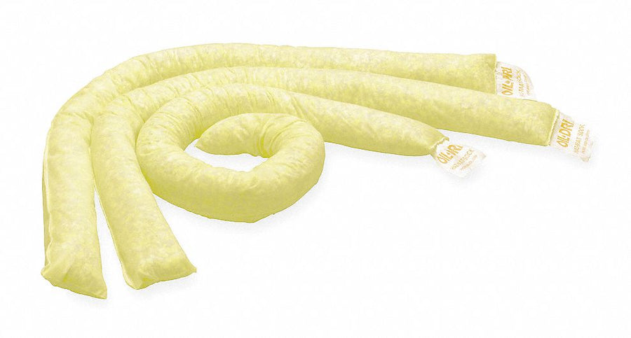 Absorb Sock Chem/Hazmat 4ft L PK12
