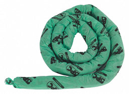 Absorb Sock Chem/Hazmat 12ft L PK4