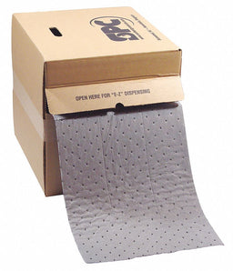 Absorbent Roll Chem/Hazmat Gray 50 ft.L