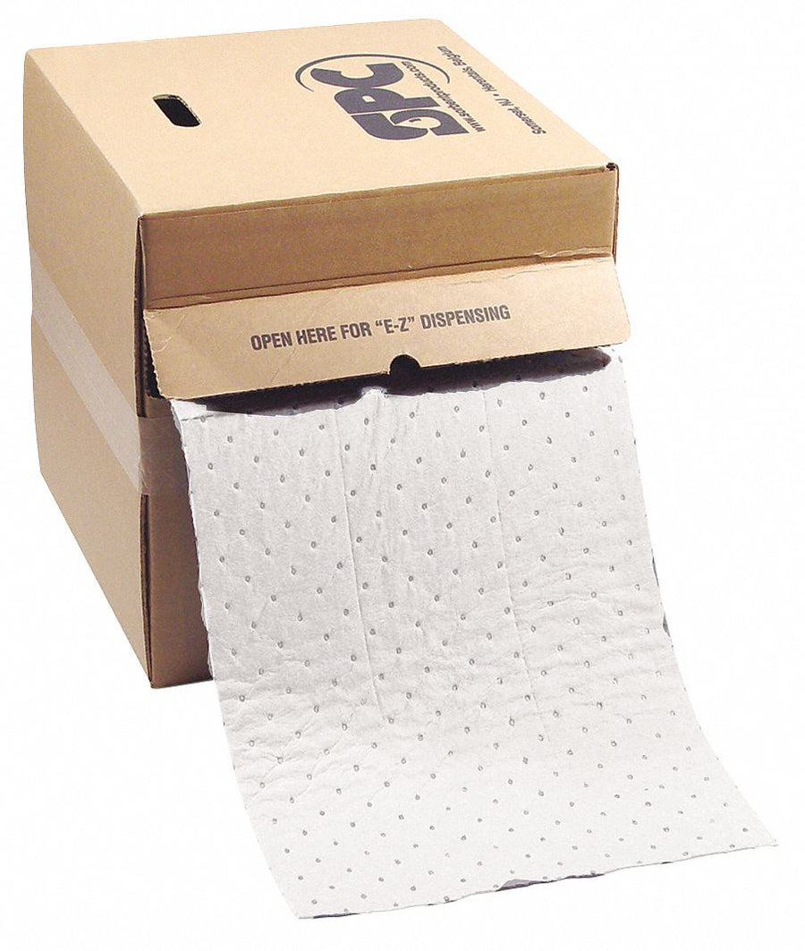 Absorbent Roll Oil-Based Liquids White
