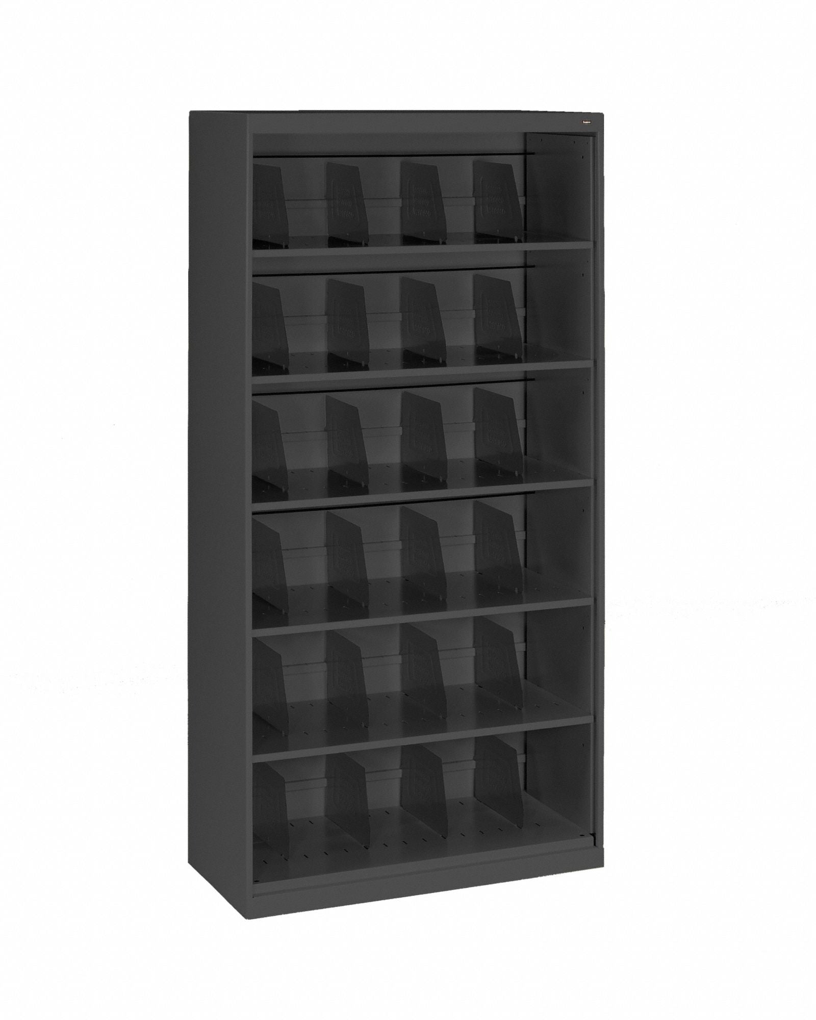 Open-File Shelves 75 1/4 in H Black