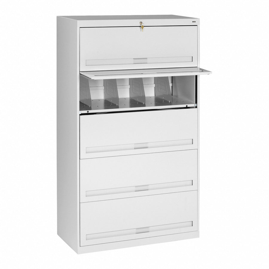Lateral File Cabinet Light Gray