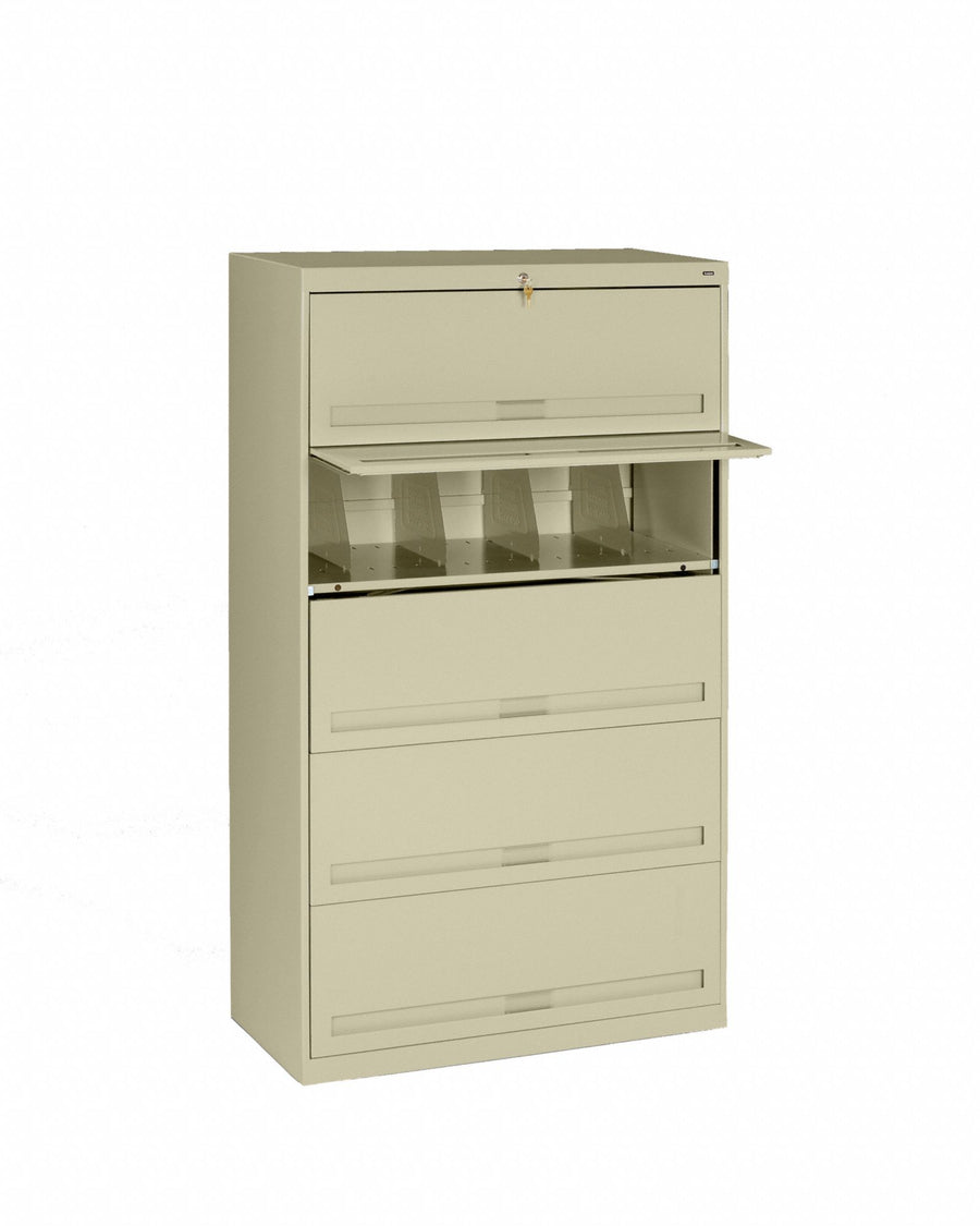 Lateral File Cabinet Champagne/Putty