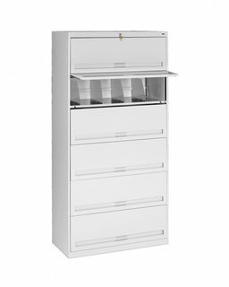 Lateral File Cabinet Light Gray