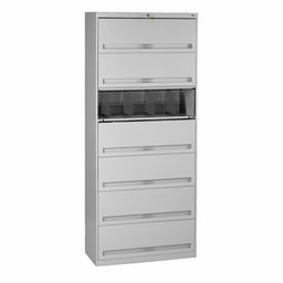 Lateral File Cabinet Light Gray