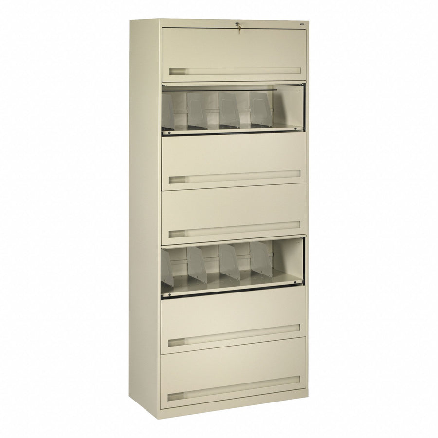 Lateral File Cabinet Champagne/Putty