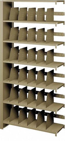 Add-On Open File Shelves 76 in H Sand