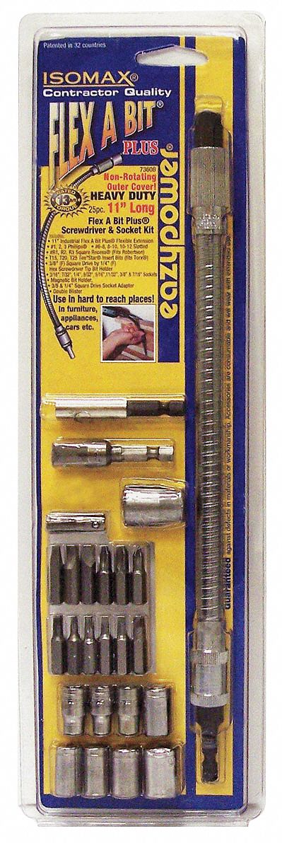 DriverBitSet 25pcs Steel Shank 1/4