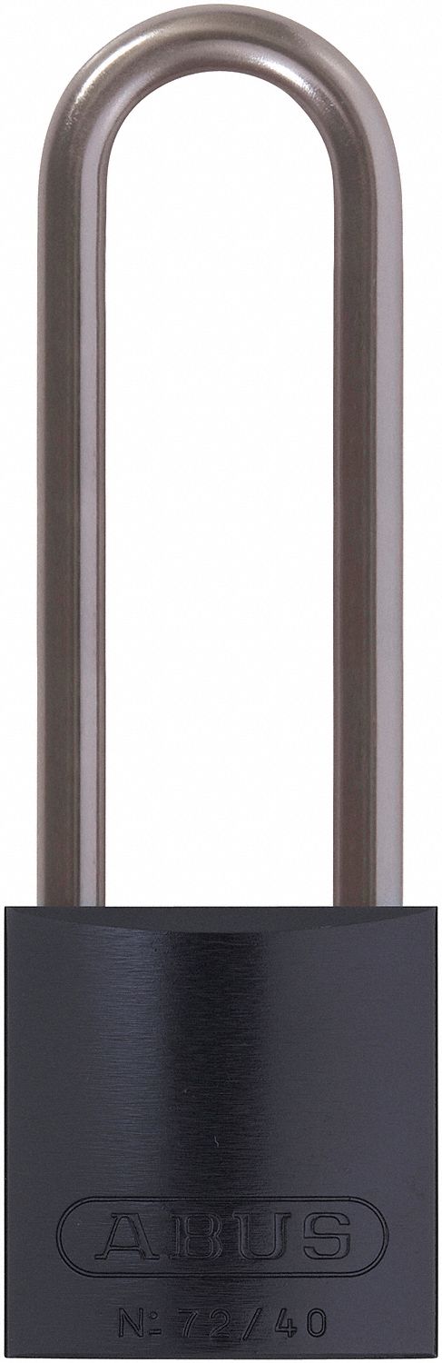 Lockout Padlock KA Black 1-1/2 H