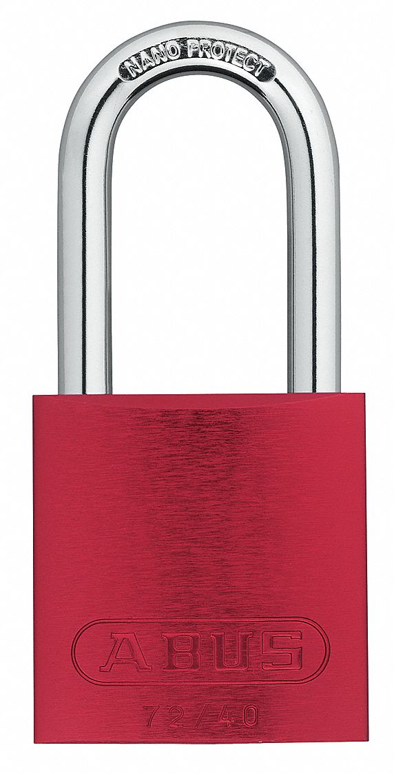 Lockout Padlock KA Red 1-1/2 H PK3