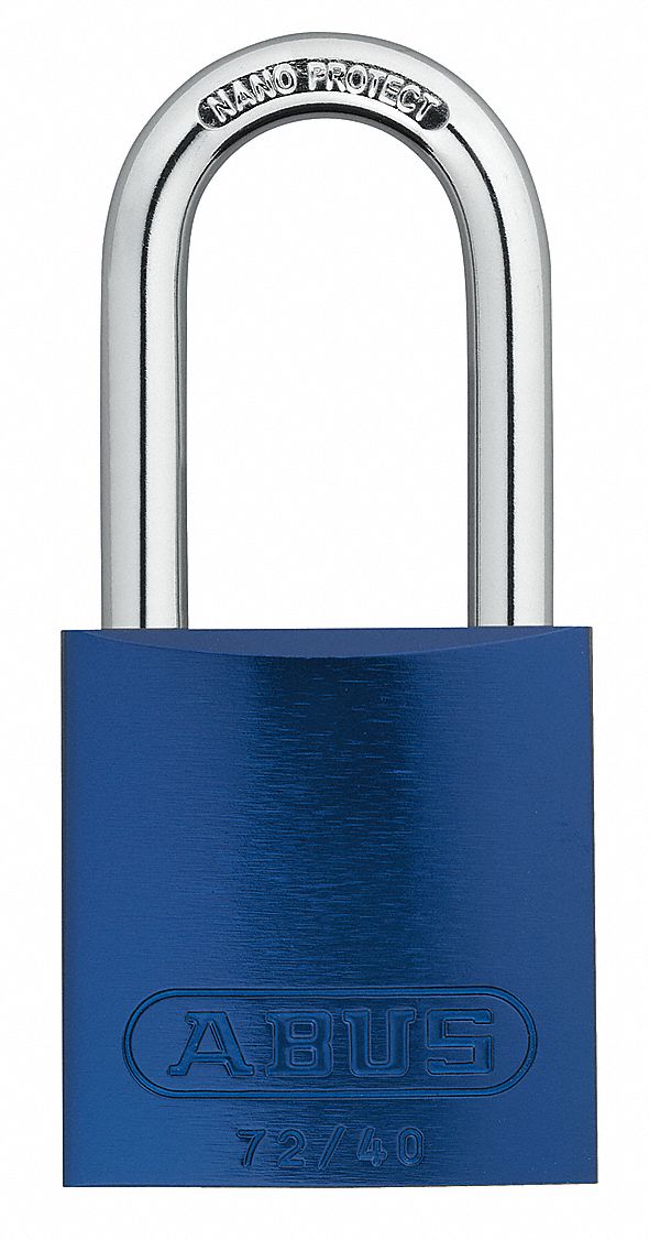 Lockout Padlock KA Blue 1-1/2 H PK3