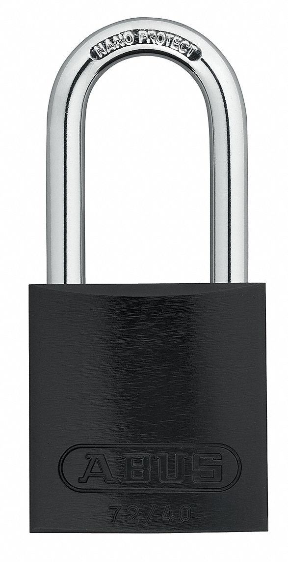 Lockout Padlock KA Black 1-1/2 H PK6