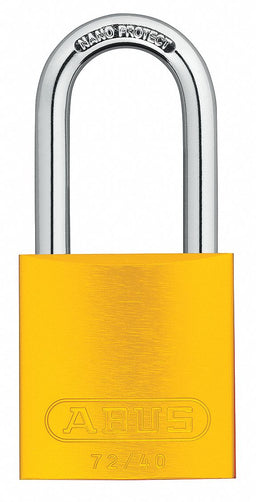 Lockout Padlock KD Yellow 1-1/2 H