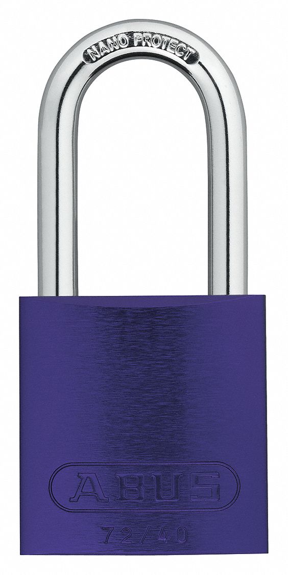 Lockout Padlock KA Purple 1-1/2 H PK12