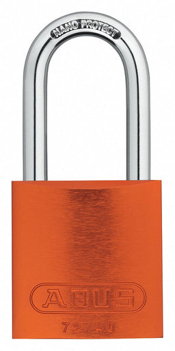 Lockout Padlock KA Orange 1-1/2 H PK12