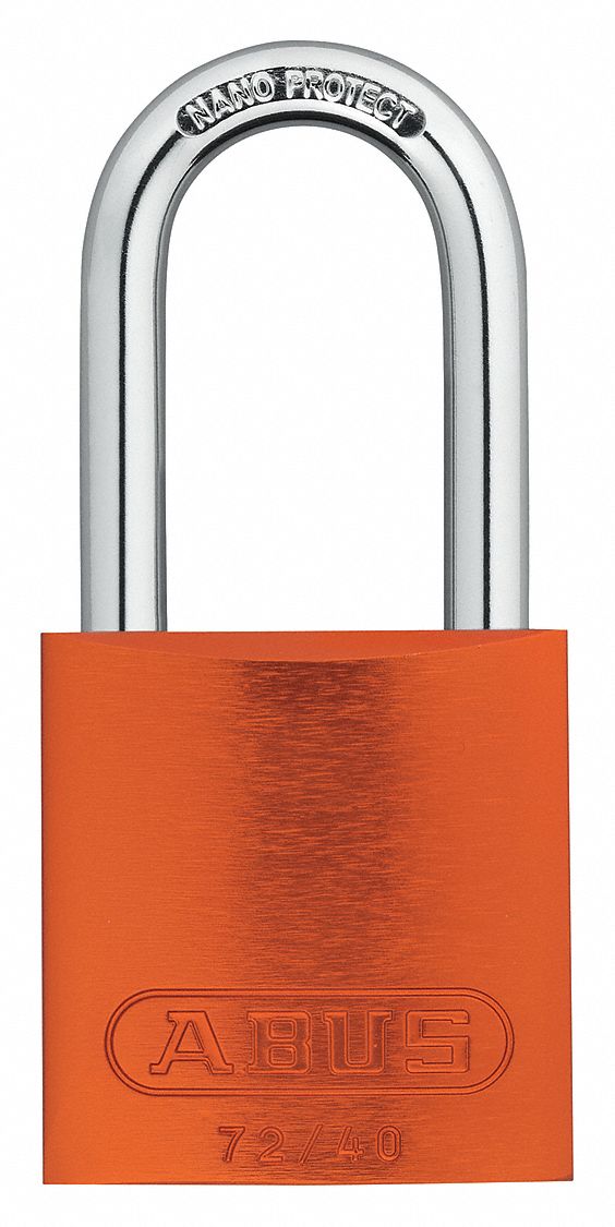 Lockout Padlock KA Orange 1-1/2 H PK3