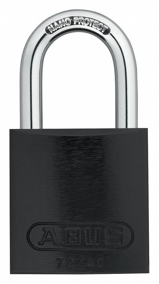Lockout Padlock KA Black 1-1/2 H