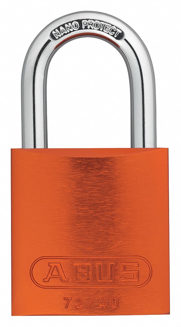 Lockout Padlock KA Orange 1-1/2 H