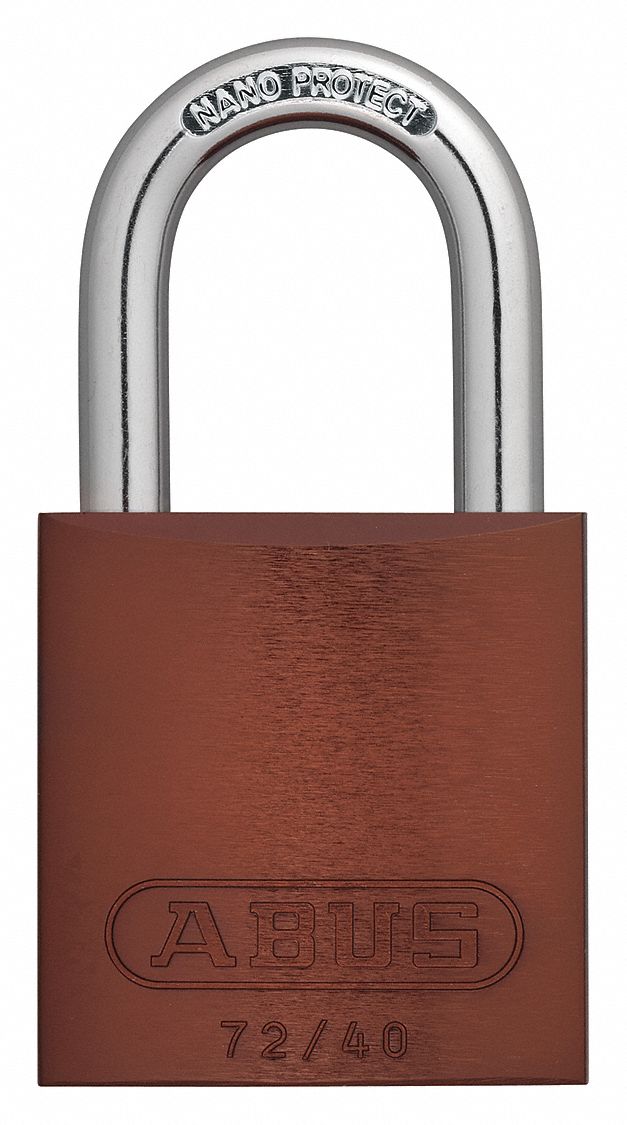 Lockout Padlock KA Brown 1-1/2 H PK6