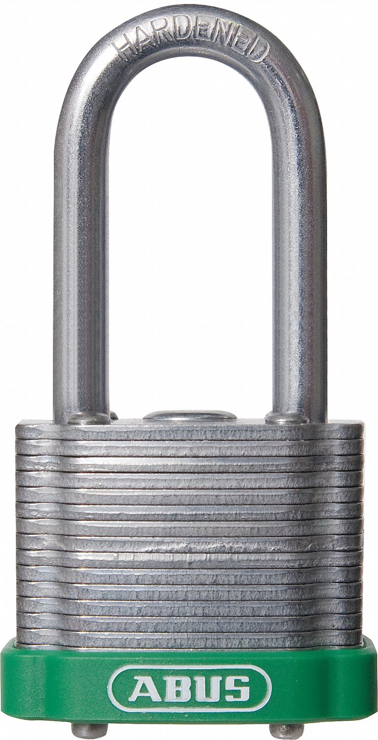 Lockout Padlock KA Green 1-3/8 H