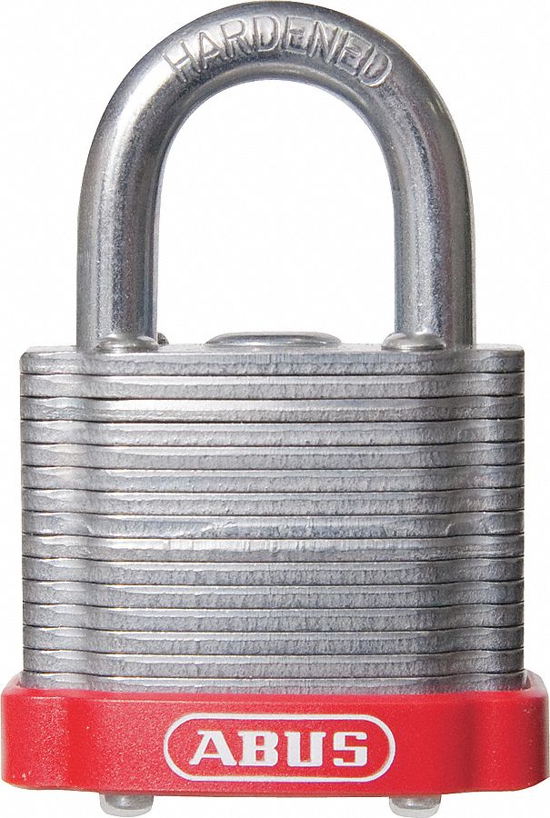 Lockout Padlock KA Red 1-3/8 H