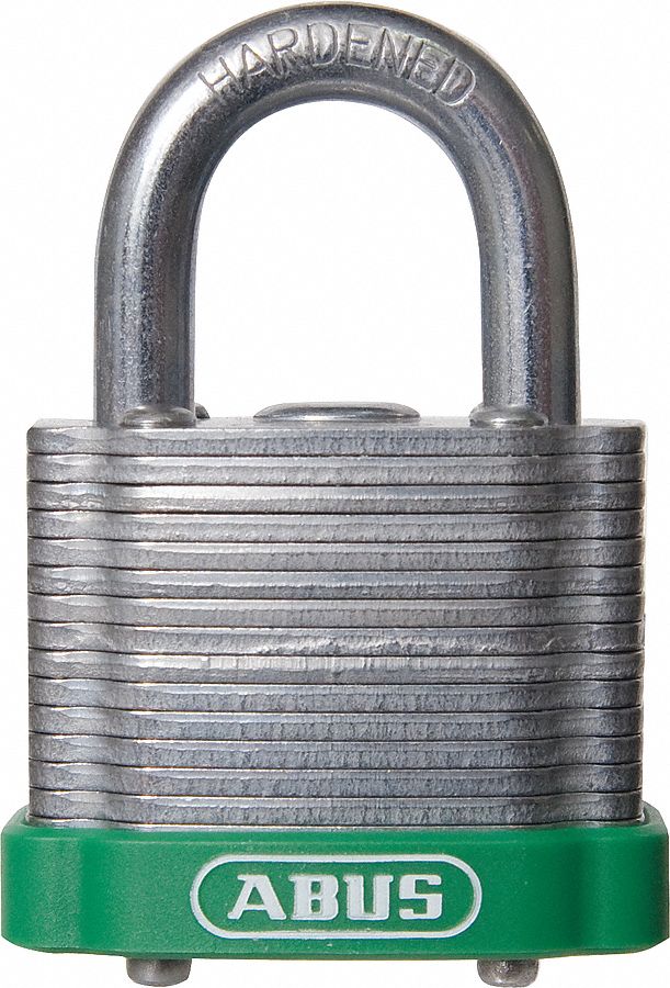 Lockout Padlock KA Green 1-3/8 H